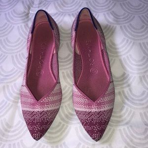 Exclusive pink Rothy’s